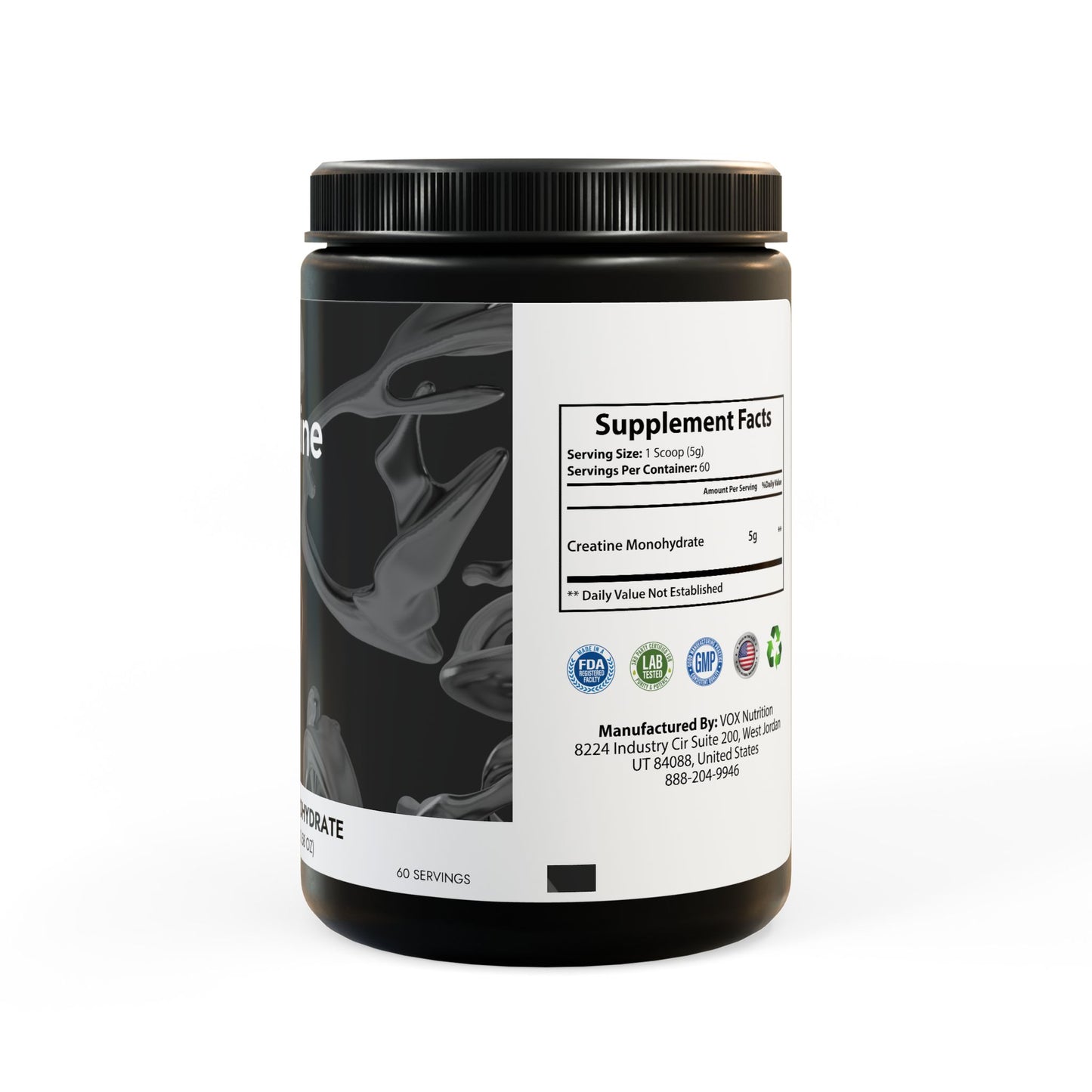 Creatine Monohydrate Supplement (300g, 10.58oz)