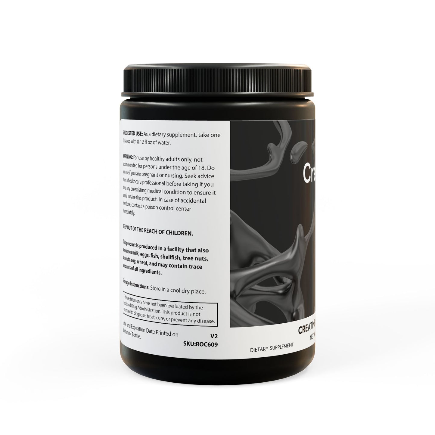 Creatine Monohydrate Supplement (300g, 10.58oz)